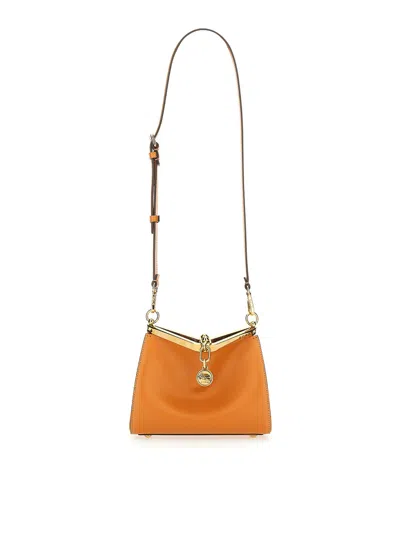 Themoirè Mini  Bag In Orange