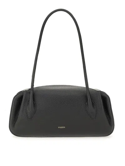 Themoirè Oyster Shoulder Bag In Black