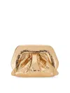 Themoirè Clutch Gea In Gold
