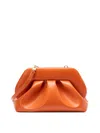 Themoirè Tia Vegan Fabric Clutch Bag In Orange