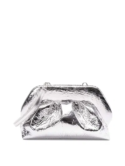 Themoirè Tia Pineapple Clutch Bag In Silver