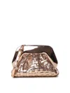 Themoirè Clutch Gea In Nude & Neutrals