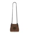 Themoirè Libra Arnica Mini Shopping Bag In Brown