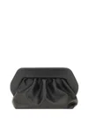 Themoirè Bios Vegan Leather Clutch In Black