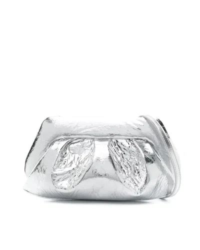 Themoirè Borsa Emera Ananas Argento In Silver