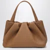 Themoirè Brown Athens Bag In Eco Leather