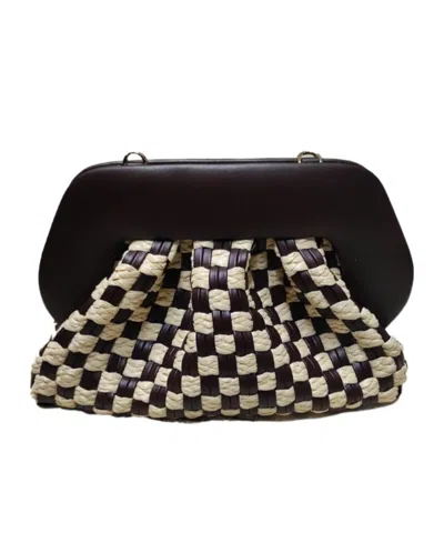 Themoirè Check Clutch