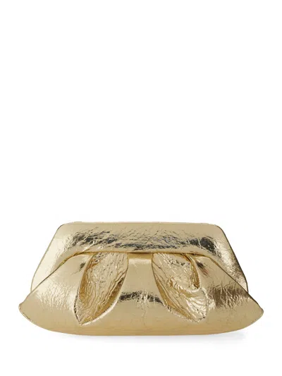 Themoirè Clutch "emera" In Gold