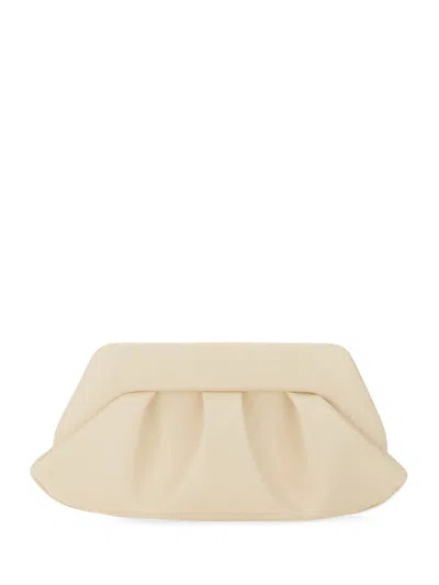 Themoirè Clutch "emera" In Ivory