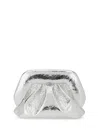 Themoirè Clutch Gea In Silver
