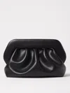 Themoirè Bios Faux Leather Clutch Bag In Black