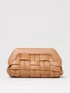 Themoirè Clutch  Woman Color Brown In Brown