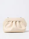 Themoirè Clutch  Woman Color Cream In 奶油色