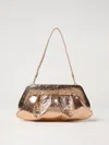 Themoirè Pineapple Fabric Clutch Bag In Neutral