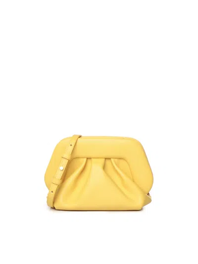 Themoirè Clutch Tia In Yellow