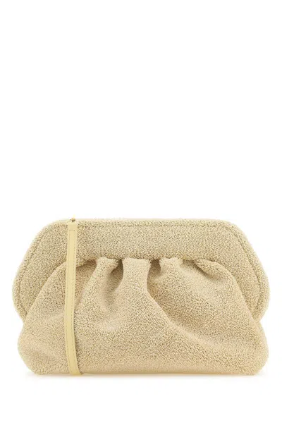 Themoirè Bios Sea Sponge Clutch In Canary