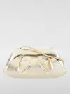 Themoirè Gold Vegan Leather Emera Pineapple Shoulder Bag In Gold