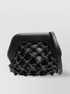 Themoirè Crystal Knots Strass Clutch Bag