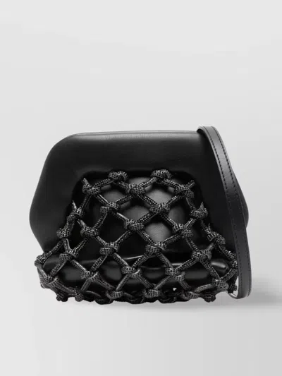 Themoirè Crystal Knots Strass Clutch Bag