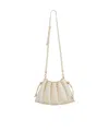 Themoirè Drawstring Shoulder Bag In Nude