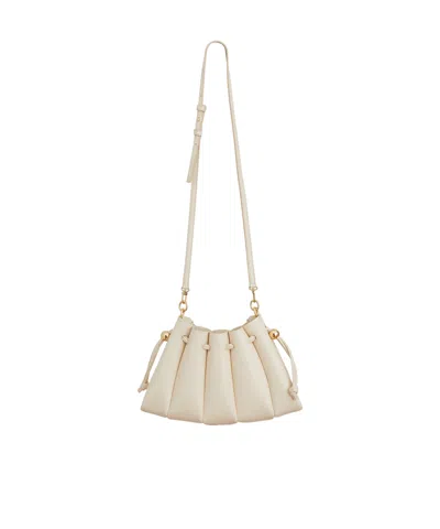 Themoirè Drawstring Shoulder Bag In Nude