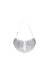 Themoirè Ebe Glittered Shoulder Bag In Silver
