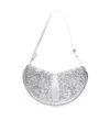 Themoirè Ebe Glittered Shoulder Bag In White