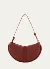 Themoirè Ebe Vegan Fabric Shoulder Bag In Pomegranate