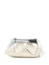 Themoirè Emera Clutch Bag In Silver