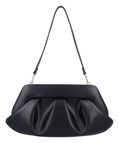 Themoirè Emera Clutch In Black