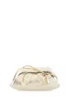 Themoirè Gold Vegan Leather Emera Pineapple Shoulder Bag In Golden