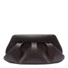 Themoirè Hand Pleated Rectangular Cross-body Bag In Ebony