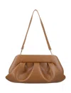 Themoirè Emera Vegan Leather Clutch In Caramel