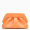 THEMOIRÈ FLAME-COLOURED FAUX LEATHER CLUTCH FOR WOMEN