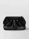 Themoirè Gathered Pleated Rectangular Clutch Bag