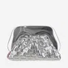 Themoirè Gea Bag With Woven Pattern In Silver