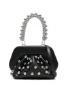 Themoirè Gea Clutch Bag In Black