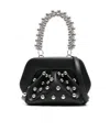 Themoirè Gea Clutch Bag In Black