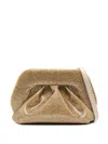 Themoirè Gea Strass Clutch Bag In Gold