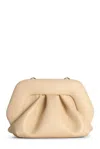 Themoirè Pleated Shoulder Bag Detachable Strap In White