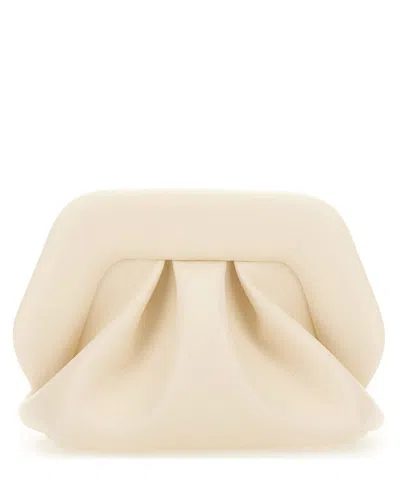 Themoirè Gea Clutch In Beige