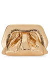 Themoirè Clutch Gea In Gold