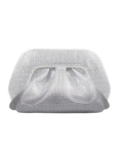 Themoirè Gea Cross Body Bag In White