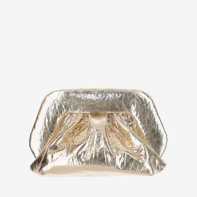 Themoirè Gea Pineapple Bag In Gold