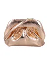 Themoirè Gea Pineapple Clutch In Rose Gold