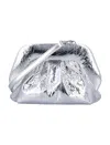 Themoirè Gea Pineapple Clutch In Silver