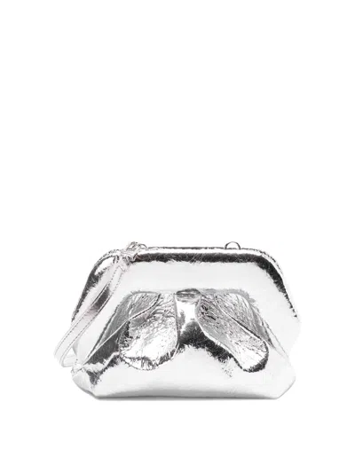Themoirè Gea Pineapple Cross Body Bag In Silver