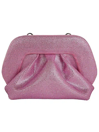 Themoirè Gea Strass Bag In Pink & Purple