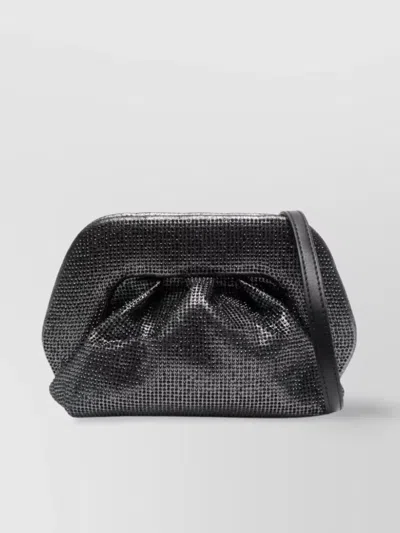 Themoirè Gea Strass Clutch Bags In Black