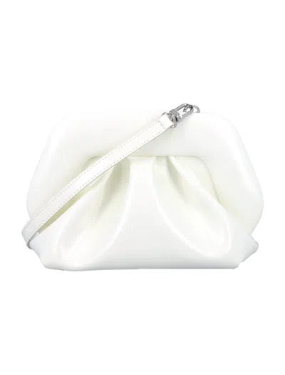 Themoirè Gea Vegan Fabric Clutch In Shell